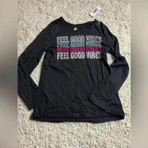GIRLS JUSTICE SHIRT LONG SLEEVE NWT SIZE 10